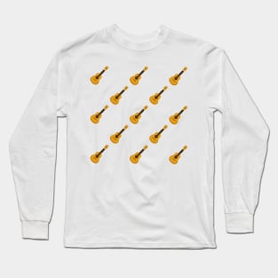 Guitar pattern Long Sleeve T-Shirt